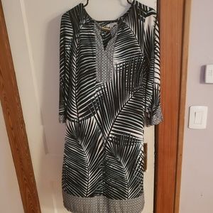 London Times Palm Shift Dress